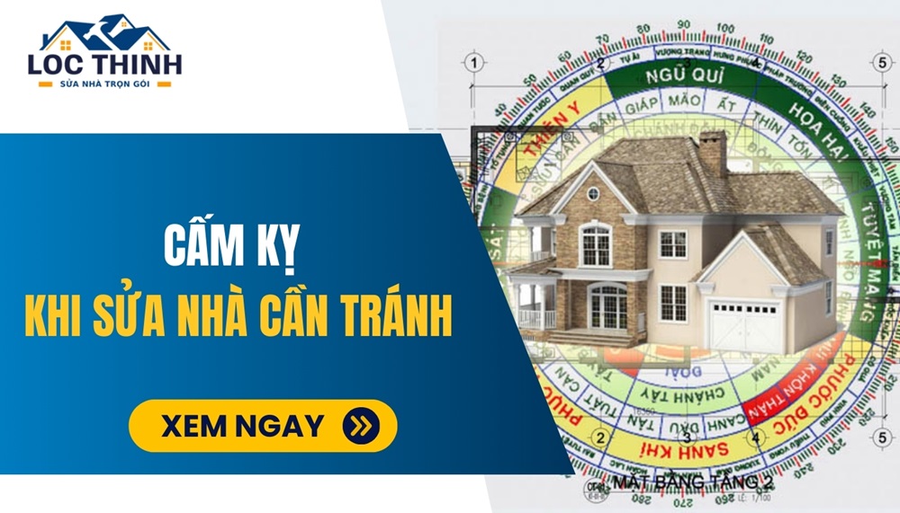cam ky khi sua nha can tranh
