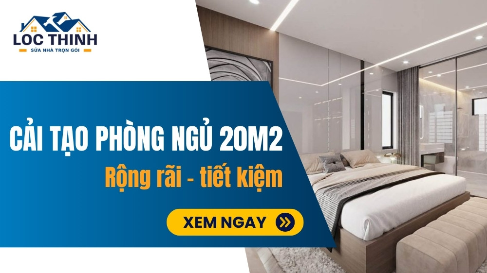 cai tao phong ngu 20m2