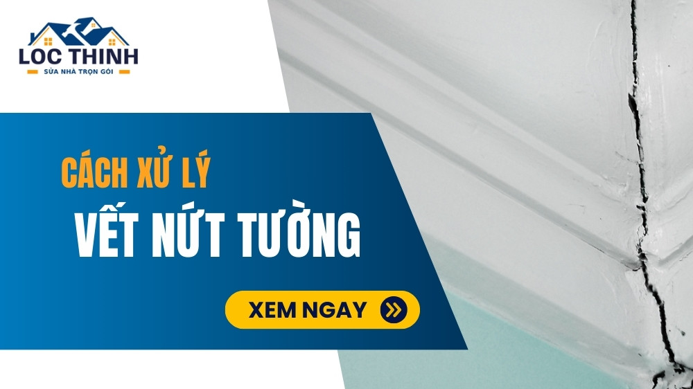 Hướng dẫn cách xử lý vết nứt tường