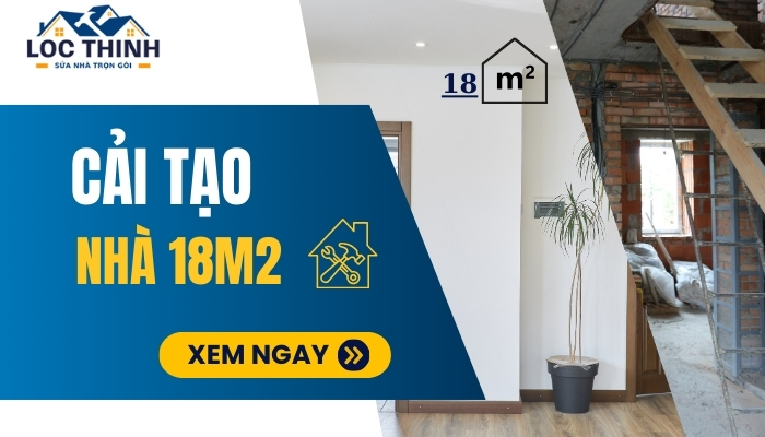cải tạo nhà 18m2