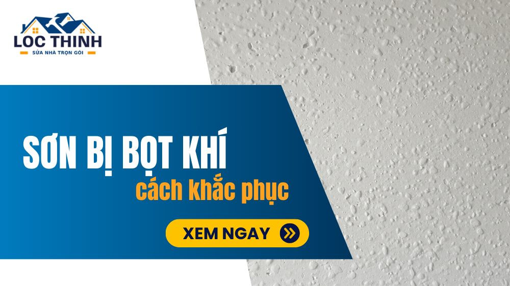 Sơn bị bọt khí